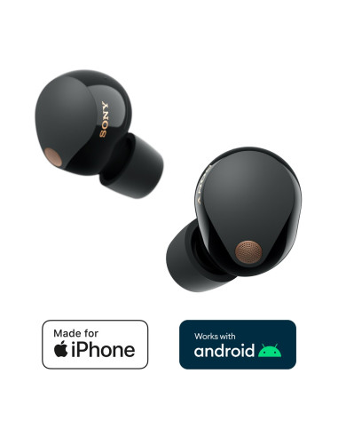 Sony Wf-1000Xm5 Zestaw Słuchawkowy Bezprzewodowy Douszny Połączenia/Muzyka Bluetooth Czarny
