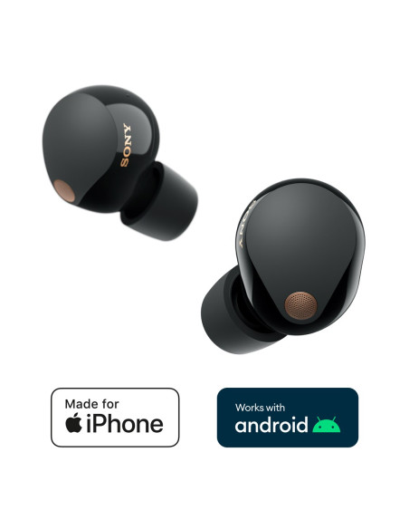 Sony Wf-1000Xm5 Zestaw Słuchawkowy Bezprzewodowy Douszny Połączenia/Muzyka Bluetooth Czarny