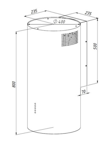 Okap Akpo Wk-4 Balmera Wl Slim Biały Półmat T450 M3