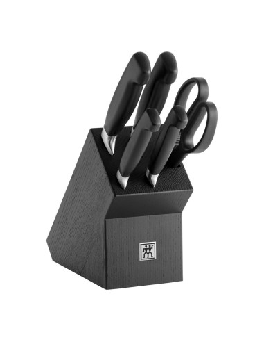 Zestaw 4 Noży W Bloku Zwilling Four Star Czarny