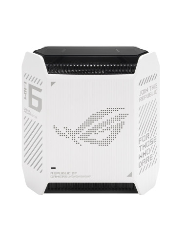 Asus Rog Rapture Gt6 Tri-Band (2.4 Ghz/5 Ghz/5 Ghz) Wi-Fi 6 (802.11Ax) Biały 4 Wewnętrzne