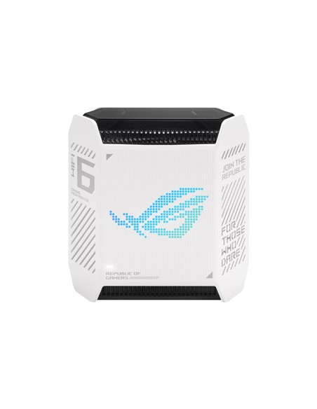 Asus Rog Rapture Gt6 Tri-Band (2.4 Ghz/5 Ghz/5 Ghz) Wi-Fi 6 (802.11Ax) Biały 4 Wewnętrzne