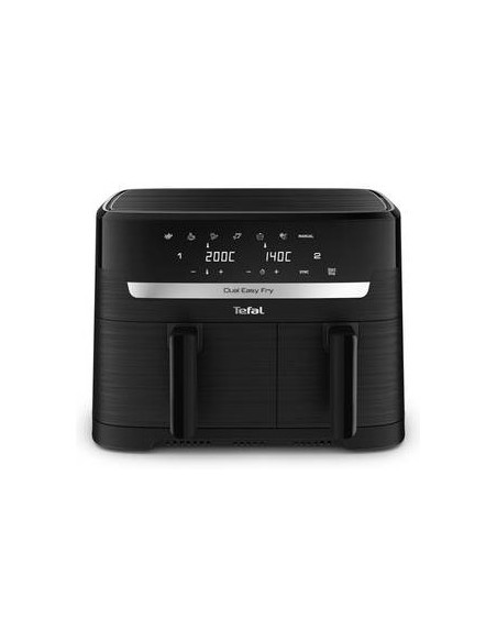 Tefal Dual Easy Fry Essential Airfryer Ey901N, 2700 W, 8.3 L, Juodas