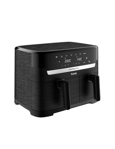 Tefal Dual Easy Fry Essential Airfryer Ey901N, 2700 W, 8.3 L, Juodas