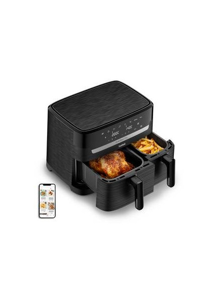 Tefal Dual Easy Fry Essential Airfryer Ey901N, 2700 W, 8.3 L, Juodas