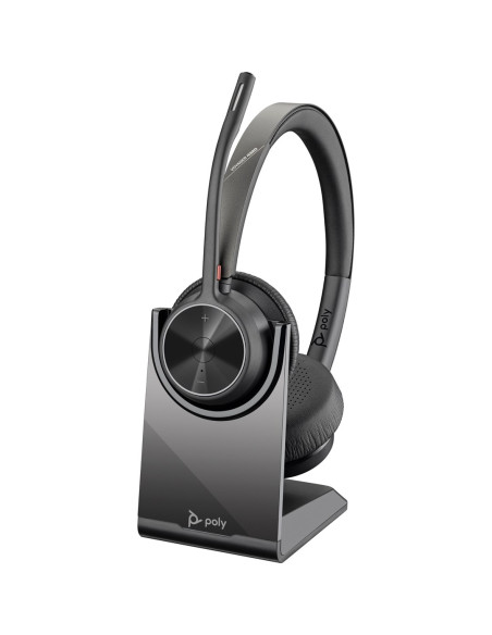Poly Stereofoniczny Zestaw Słuchawkowy Usb A Voyager 4320 + Przejściówka Bt700 Usb-A + Podstawka Ładująca