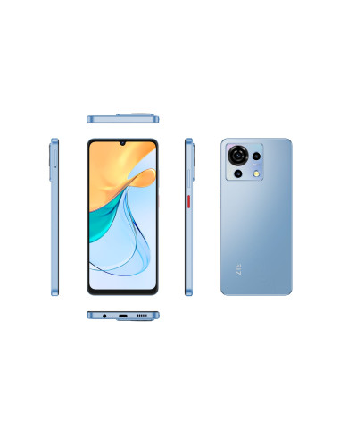 Smartfon Zte Blade V50 Vita 17,1 Cm (6.75") Dual-Sim Usb Typ-C 4 Gb 256 Gb 5200 Mah Blau