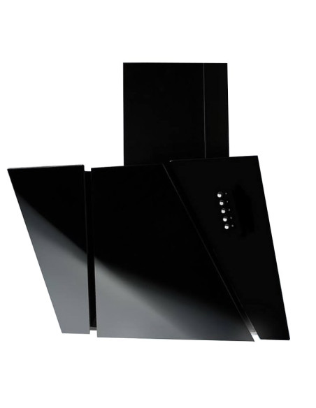 Okap Kominowy Akpo Wk-4 Cetias 60 Czarny (600Mm  Front Czarne Szkło)