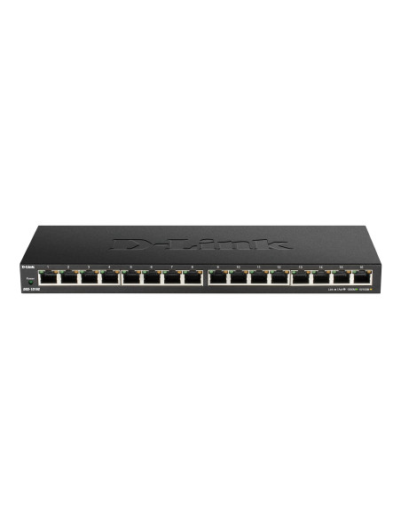 D-Link Dgs-1016S Nie Zarządzany Gigabit Ethernet (10/100/1000) Czarny