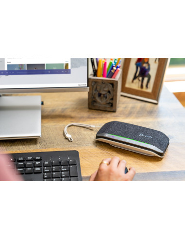Poly Telefon Konferencyjny Sync 20+ Usb-C, Zatwierdzony Do Współpracy Z Aplikacją Microsoft Teams