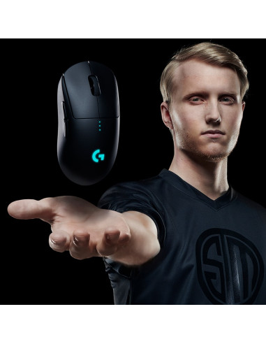 Logitech G Pro Wireless Myszka Oburęczny Rf Wireless Optyczny 25600 Dpi
