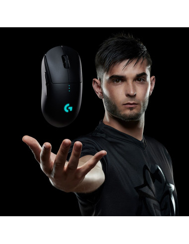 Logitech G Pro Wireless Myszka Oburęczny Rf Wireless Optyczny 25600 Dpi