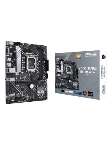 Asus Prime H610M-A D4-Csm Intel H610 Lga 1700 Micro Atx