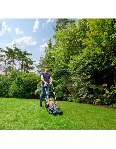 Black & Decker Bemw351-Qs Kosiarka Kosiarka Zwykła Czarny, Pomarańczowy