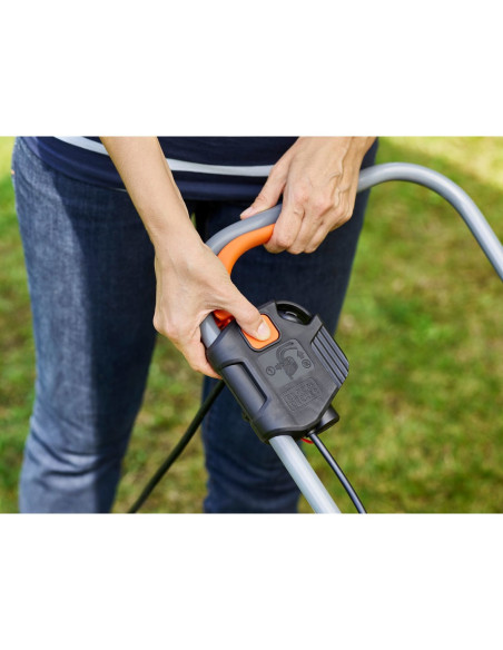 Black & Decker Bemw351-Qs Kosiarka Kosiarka Zwykła Czarny, Pomarańczowy