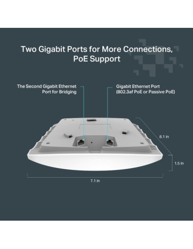 Tp-Link Festa F54 Punkt Dostępowy Wlan 1300 Mbit/S Biały Obsługa Poe