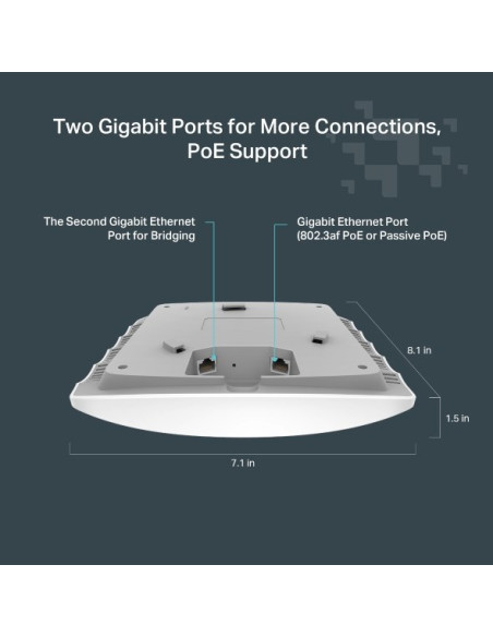 Tp-Link Festa F54 Punkt Dostępowy Wlan 1300 Mbit/S Biały Obsługa Poe