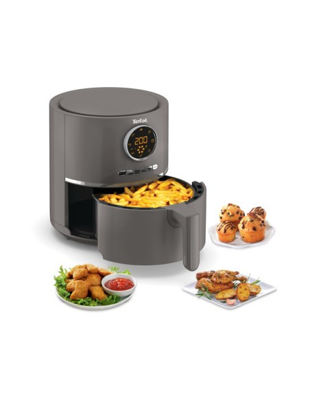 Tefal Ultra Fry Digital Ey111B Pojedyńczy 4,2 L 1400 W Frytkownica Na Gorące Powietrze Szary