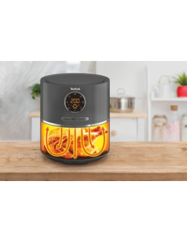 Tefal Ultra Fry Digital Ey111B Pojedyńczy 4,2 L 1400 W Frytkownica Na Gorące Powietrze Szary
