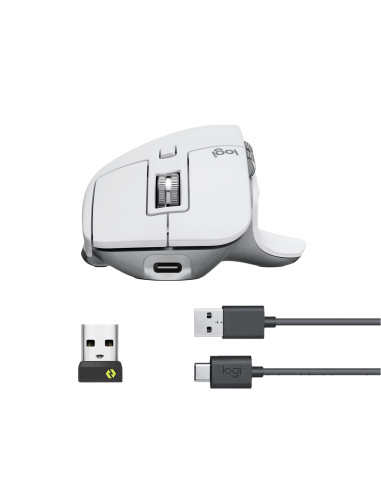 Logitech Mx Master 3S Myszka Po Prawej Stronie Rf Wireless + Bluetooth Laser 8000 Dpi