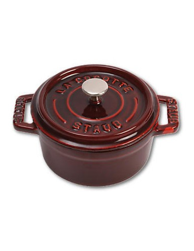 Mini Garnek Żeliwny Okrągły Staub - 250Ml, Grenadynowy