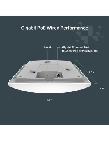 Tp-Link Festa F52 Punkt Dostępowy Wlan 867 Mbit/S Biały Obsługa Poe