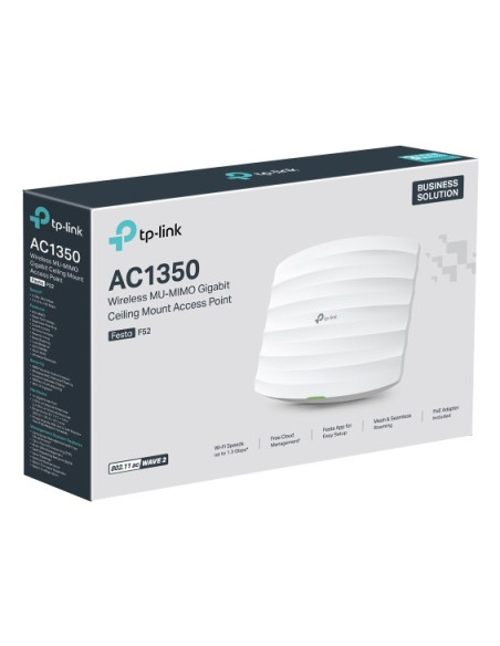 Tp-Link Festa F52 Punkt Dostępowy Wlan 867 Mbit/S Biały Obsługa Poe