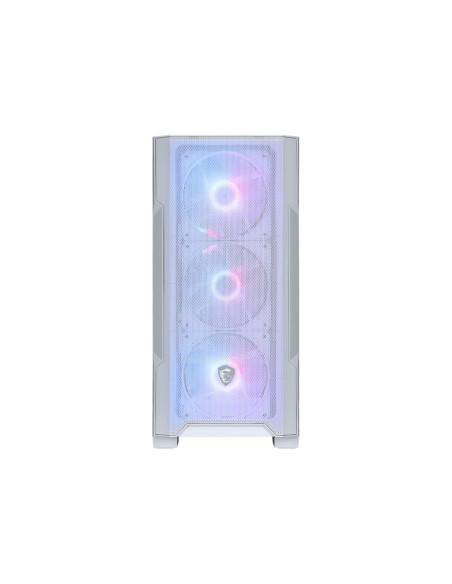 Msi Mag Forge M100R Midi Tower Przezroczysty, Biały