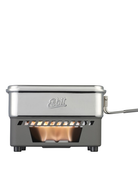Kuchenka Turystyczna Esbit Solid Fuel Cookset 1100 Ml - Steel