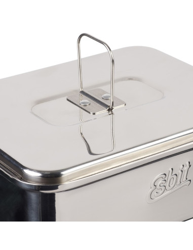 Kuchenka Turystyczna Esbit Solid Fuel Cookset 1100 Ml - Steel