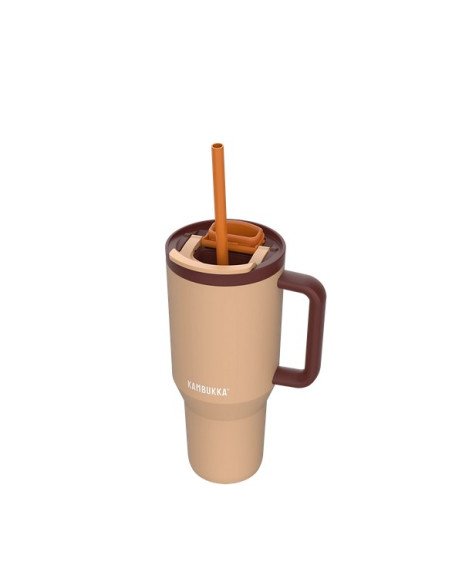Kubek Termiczny Z Teleskopową Słomką Kambukka Rio Tumbler 950Ml Almond Dream