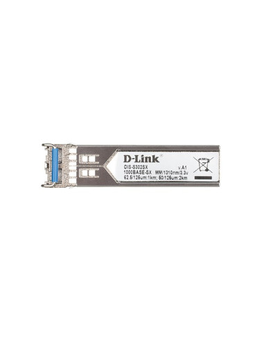 D-Link Dis-S302Sx - Światłowód - 1000 Mbit/S - Mini-Gbic - Sfp - Sx - 20000 M