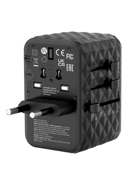 Gan Iii Uni.tr.charg Uta-05 65W/2Xusb-C Qc 4+ /2 Xusb-A