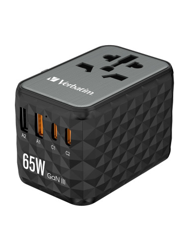 Gan Iii Uni.tr.charg Uta-05 65W/2Xusb-C Qc 4+ /2 Xusb-A