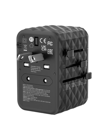Gan Iii Uni.tr.charg Uta-05 65W/2Xusb-C Qc 4+ /2 Xusb-A