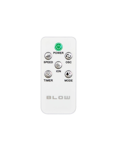 Blow Wentylator Kolumnowy Xxl 125Cm 90W Biały