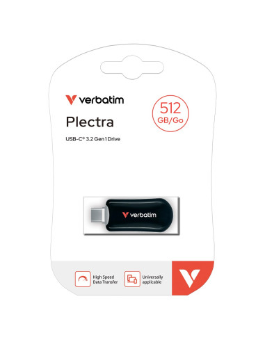 Pamięć Flash Usb-C Stick Verbatim Plectra Black 512 Gb