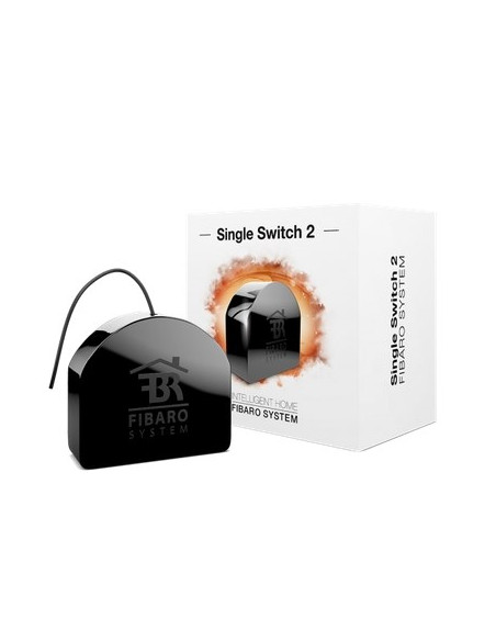 Fibaro Fibefgs-213 Przekaźnik Zasilający Czarny