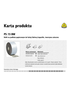 Papier Rolka 150Mm 320 Ps73Bw (50Mb)