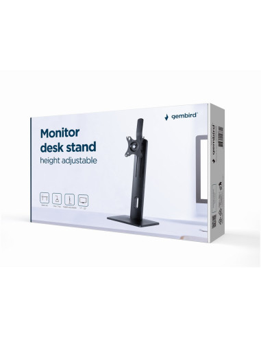 Gembird Ms-D1-01 Uchwyt / Stojak Do Monitorów 81,3 Cm (32") Biurko Czarny