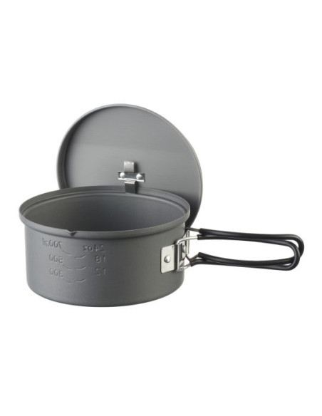 Esbit Pt1100Ha Kampingowy Przybór Kuchenny Słoiczek 1,1 L Aluminium, Czarny