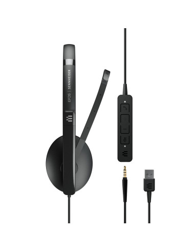 Epos Adapt 135 Usb Ii Zestaw Słuchawkowy Przewodowa Opaska Na Głowę Biuro/Centrum Telefoniczne Usb Typu-A Czarny