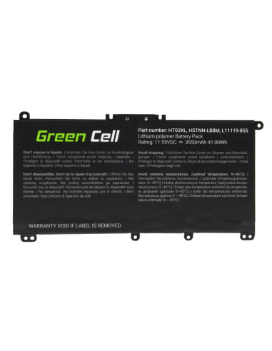Green Cell Bateria Hp163 Ht03Xl 3400Mah 11.55V