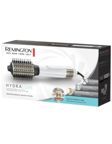 Urządzenie Do Stylizacji Włosów Remington As8901 Szczotka Z Gorącym Powietrzem Ciepły Czarny, Złoto Różowe, Biały 1200 W