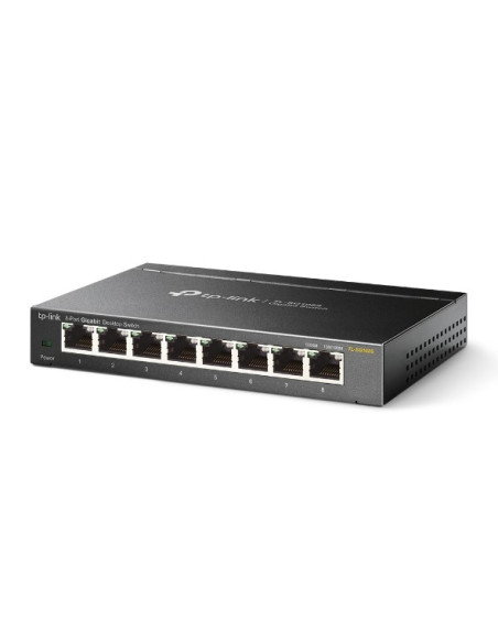 Przełącznik Sieciowy Tp-Link Omada Tl-Sg108S, Czarny, Nie Zarządzany, Gigabit Ethernet (10/100/1000)