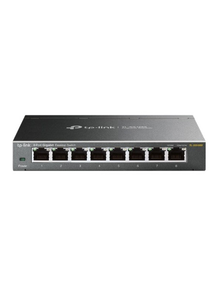 Przełącznik Sieciowy Tp-Link Omada Tl-Sg108S, Czarny, Nie Zarządzany, Gigabit Ethernet (10/100/1000)
