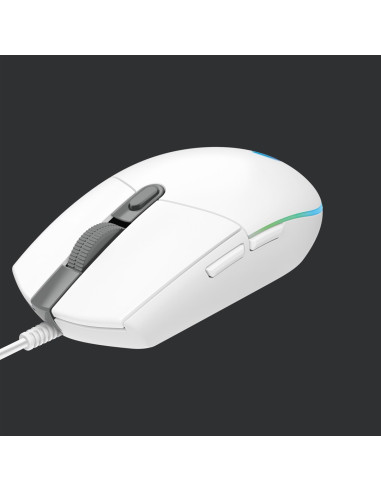 Mysz Gamingowa Logitech G203 Lightsync White (Repack) 2Y