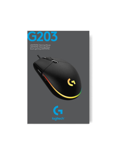 Mysz Gamingowa Logitech G203 Lightsync White (Repack) 2Y