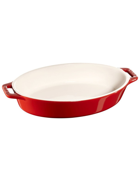 Owalny Półmisek Ceramiczny Staub 40511-156-0 - Czerwony 1.1 Ltr