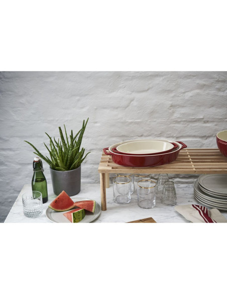 Owalny Półmisek Ceramiczny Staub 40511-156-0 - Czerwony 1.1 Ltr